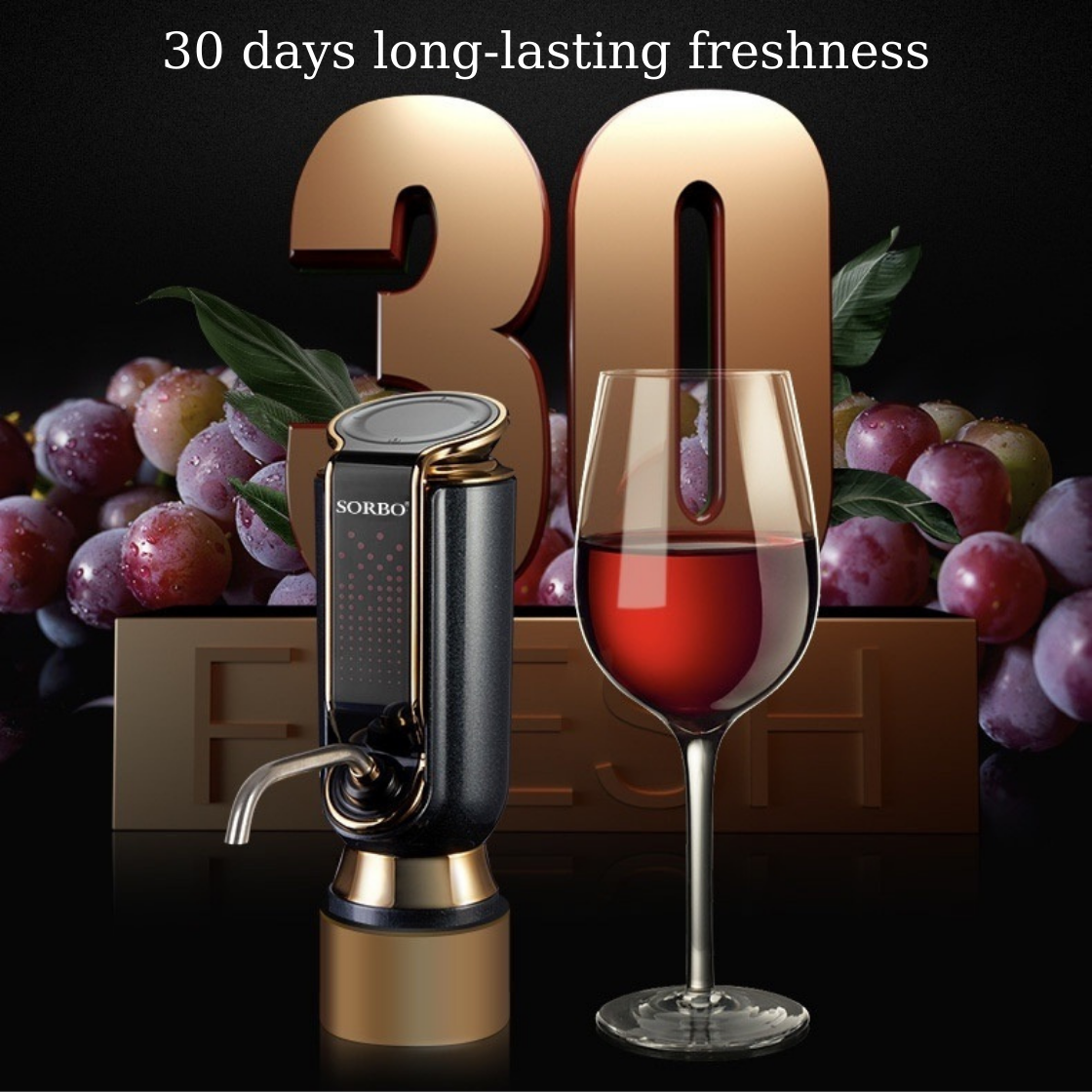 Sorbo® Electric Wine Aerator, Preserver & Dispenser