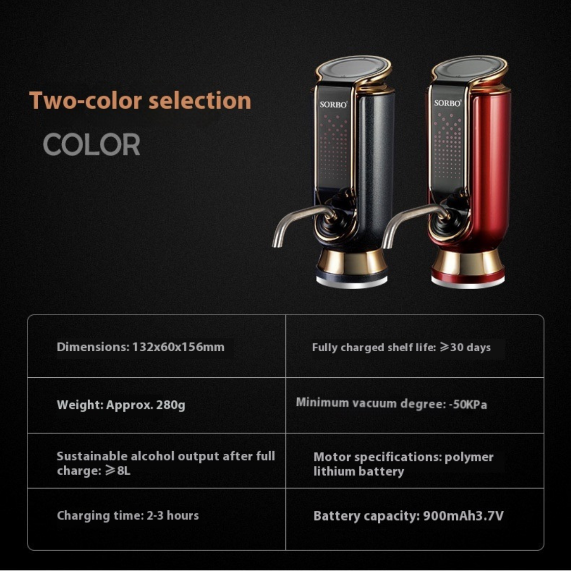 Sorbo® Electric Wine Aerator, Preserver & Dispenser